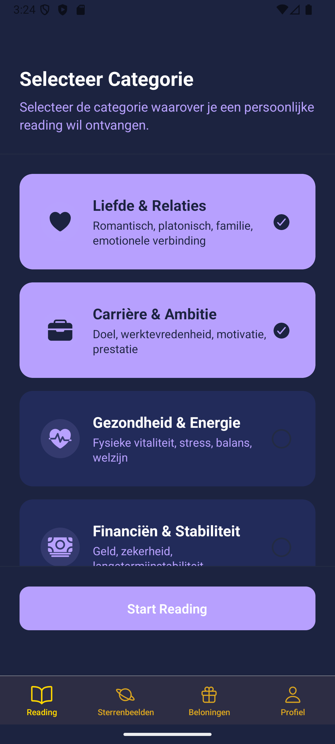 Sterrenbeelden Overzicht